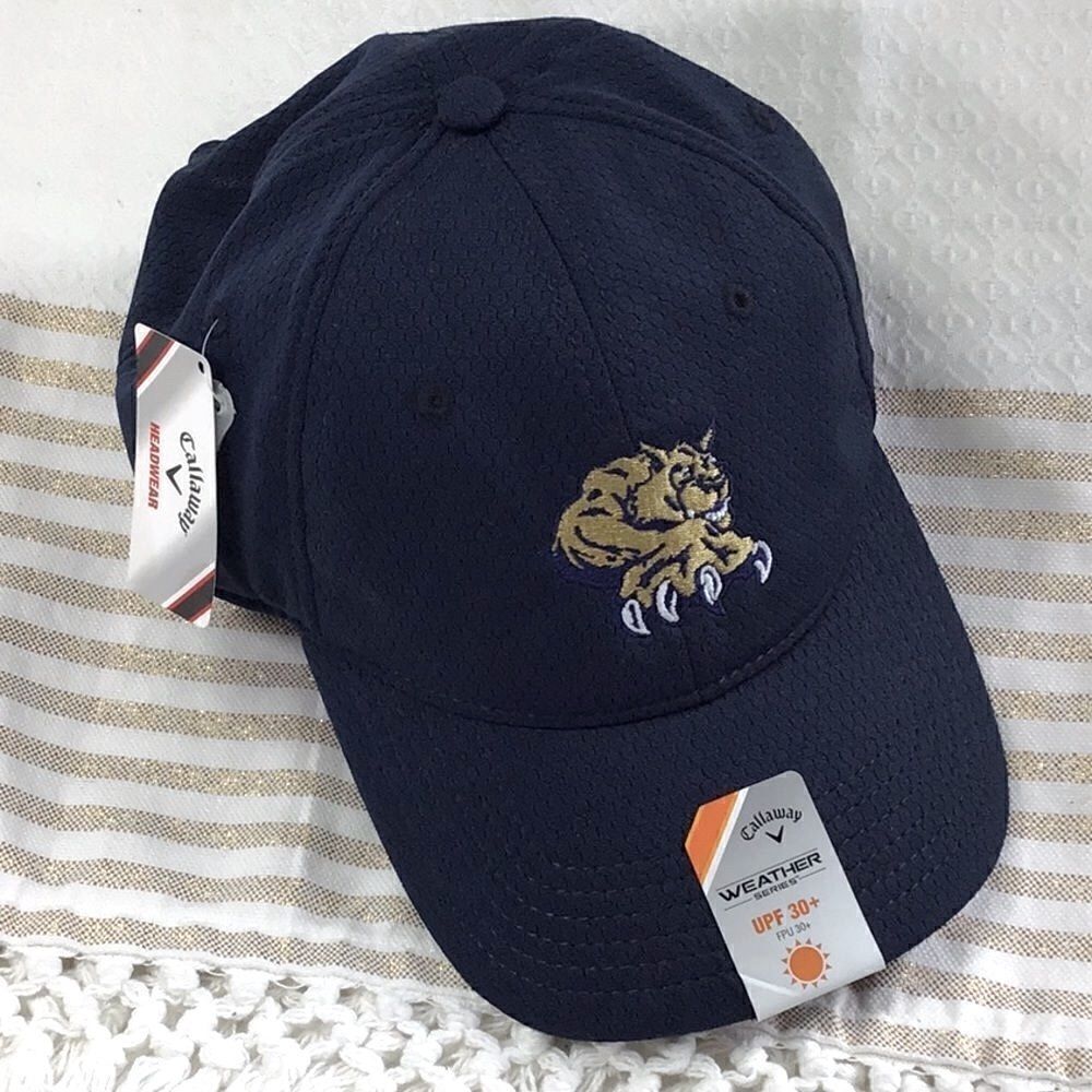 NEW Callaway Navy Blue UPF 30+ Weather Series Golf Ball Cap
